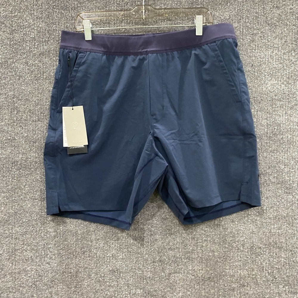 Public Rec Flex Short Lined Mens 36 Navy Blue Running Athletic Shorts NWT